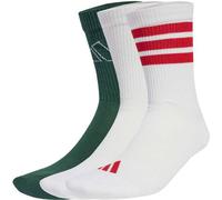 ADIDAS Herren Socken Logo, 3 Paar (JW3643) 34-36 WHITE/WHITE/POWPLU