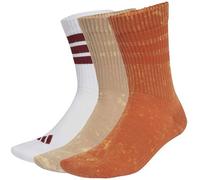 3er Pack adidas Stonewash Crew Socken KC5725 - fox orange/warm sandstone/white 43-45
