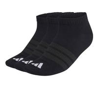 3er Pack adidas Thin&Light Essentials Low Cut Socken KC9628 - black/black/white 43-45