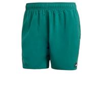 adidas Herren Solid CLX Short-Length Swim Shorts, Collegiate Green/Black, S