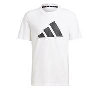 adidas Herren Sportswear Logo T-Shirt, White, L