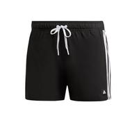 adidas Herren Standard 3-Streifen Classics Länge Badeshorts, Schwarz/Weiß, XL
