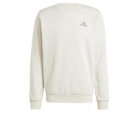 adidas Herren Standard Essentials Fleece-Sweatshirt, Schwarz/Weiß, Größe L, Aluminiumoxid, M