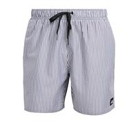 adidas Men's Stripey Classics Swim Short Length Badehose, Legend Ink/White, S