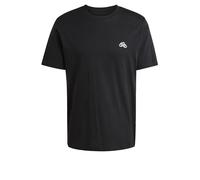adidas Herren Summer Slide Trim Graphic Shirt, Black, M Tall