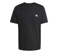 adidas Herren Summer Slide Trim Graphic Shirt, Black, XL