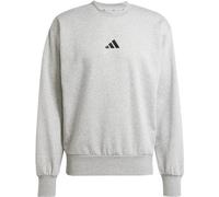 adidas Herren Essentials Feelcozy Fleece Sweatshirt, medium Grey Heather/Black, M