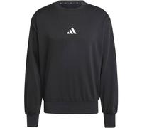 adidas Herren Essentials Feelcozy Fleece Sweatshirt, Black/White, S