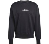 ADIDAS Herren Sweatshirt Essentials Linear Fleece (JM1759) S BLACK/WHITE
