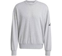 adidas Essentials Loose Fit 3-Streifen Logo Sweatshirt Herren JF3578 - medium grey heather/black XL