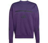 Sweatshirt ADIDAS SPORTSWEAR "M Z.N.E. CRW", Herren, Gr. XL, aurora plum, Obermaterial: 57% Polyester, 43% Baumwolle, sportlich, Rundhals, Sweatshirts (48122262-XL) aurora plum