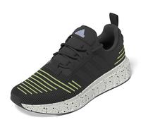 Adidas Herren Swift Run 23 Shoes-Low (Non Football), Core Black/Carbon/Pulse Lime, 44 EU