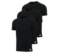 Adidas Herren T-Shirt Crew Neck Active Core Cotton 3er Pack Schwarz 2XL