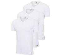 adidas Herren T-Shirt Active Core Cotton V-Neck - 3er Pack Weiß S