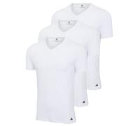 adidas Herren T-Shirt Active Core Cotton V-Neck - 3er Pack Weiß S