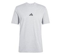 adidas Essentials 3-Streifen Single Jersey T-Shirt Herren JE6396 - medium grey heather/black S