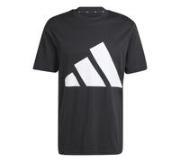 Adidas Men's Essentials Big Logo Single Jersey Tee, Black/White, M