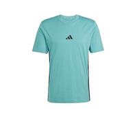 ADIDAS Herren Shirt Essentials 3-Streifen Single Jersey (JX0732) L POWTEA/BLACK