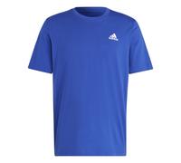 adidas Herren Essentials Single Jersey Embroidered Small Logo Tee, Semi Lucid Blue, S