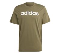 adidas Herren T-Shirt Essentials Linear Embroidered Logo Tee IC9280 M Olive Strata