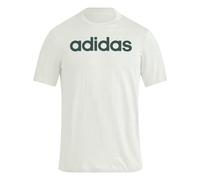 Essentials Single Jersey Linear Embroidered Logo T-Shirt Linen Green S