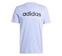 adidas Herren T-Shirt Essentials Linear Embroidered Logo Tee IZ4772 S Blue Spark