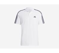 ADIDAS Herren Polo Essentials Piqué Embroidered Small Logo 3-Streifen WHITE/BLACK XL (4066745332581)