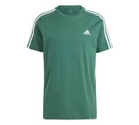 adidas Herren T-Shirt Essentials Single Jersey 3-Streifen IS1333 S Cgreen