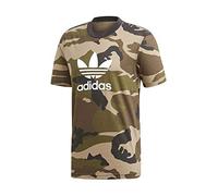 adidas, Herren-T-Shirt in Camouflage-Optik, Modellname: „Camo Tee“ S Mehrfarbig/Utility-Schwarz