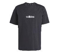 adidas Herren T-Shirt Linear Single Jersey Tee JE8993 XXL Black/White