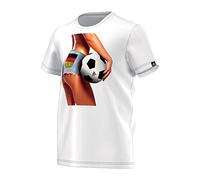 adidas Herren T-Shirt Summer Fun Graphic, White/Black, M