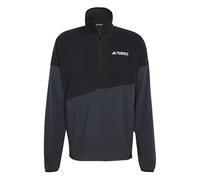adidas Herren Terrex Multi Climawarm Fleece Anorak Sweatshirt, Black/Carbon, 3XL