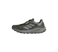 adidas Herren Terrex Trail Rider Trail Running Shoes, Olive Strata/Solid Grey/Orange, 38 2/3 EU