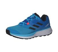 adidas Herren Terrex Two Flow Traillaufschuh, Blue Rush/Core Black/Turbo, 48 EU