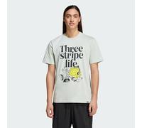 adidas Herren Three Stripes Life Graphic Tshirt Kurzarm-Grafik-T-Shirt (1er Pack)