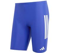 adidas Men's 3 Stripes Swim Jammers 8 INCH, semi Lucid Blue/White, 30
