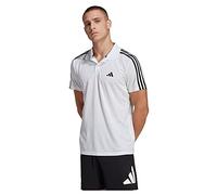 Adidas Train Essentials Piqué 3-Streifen Training Poloshirt Herren Poloshirt, weiß 2XL