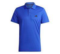 Adidas Herren Train Essentials Training Polo Shirt, Lucid Blue/Black, XL
