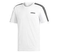 adidas Herren Trainingsshirt Essentials 3-Streifen, White/Black, M, DU0441