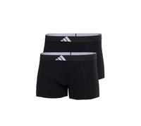 adidas Herren Boxershorts 2er Pack-Trunk (2PK) -Active Flex Cotton Body Unterwäsche, Black_4AM020, XXL