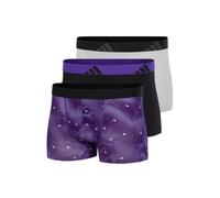 ACTIVE FLEX BOXERSHORTS, BAUMWOLLE, 3ER-PACK Light Solid Grey / Black / Collegiate Purple 2XL