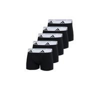 adidas Herren Boxershorts, 5er Pack - Trunks, Active Flex Cotton, Logo Schwarz/Weiß XL