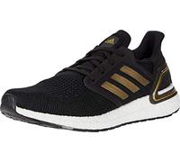 Adidas Herren Ultraboost 20 Sneaker, Schwarz (Schwarz/Gold Metallic/Solar Rot), 39.5 EU