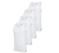 Unterhemd, Herren, Gr. 5, 2 Stk., Normalgrößen, weiß, 95% Baumwolle, 5% Elasthan, Rundhals, Unterhemden Unterhemd (30833862-5) weiß