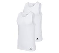 adidas 2P Active Flex Cotton Ergonomic Tank Top Weiß Baumwolle XX-Large Herren