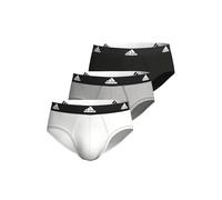 adidas Herren-Unterwäsche (3er-Pack), Bequeme Slips (Größen S - 3XL), Mehrfarbig, S