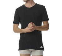 Adidas Herren T-Shirt Crew Neck Shirt – Active Flex Cotton – 2er-Pack Schwarz M