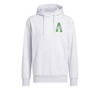 Kapuzensweatshirt ADIDAS SPORTSWEAR "M VRST TLSWP HD", Herren, Gr. S, weiß (light grau heather), Obermaterial: 55% Baumwolle, 36% Polyester, 9% Viskose, normal, Rundhals, angesetztes Bündchen, Sweatsh