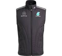 ADIDAS Herren Weste MERCEDES - AMG PETRONAS FORMULA ONE TEAM MECHANICS (JX8274) XXL BLACK/REFSIL