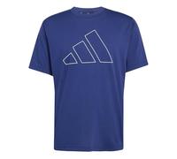 adidas Herren Workout Essentials Feelready Logo Shirt, Dark Blue, 3XL